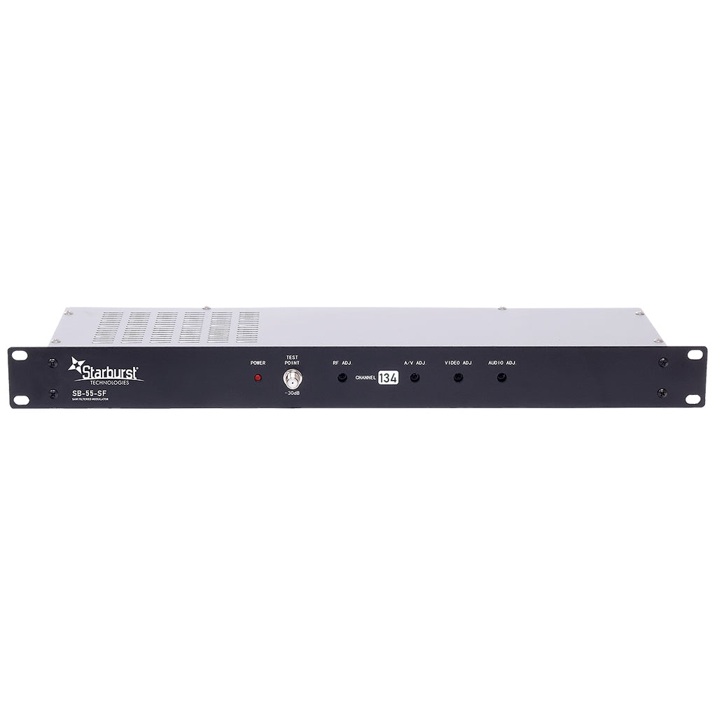 SB-55-SF Analog 55dBmV SAW Filtered CATV Modulator Available In Channels 2-134